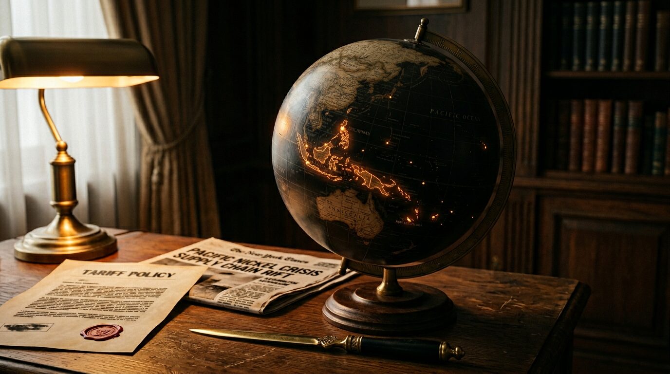 Week 13 · Geopolitics of the nickel supply chain.