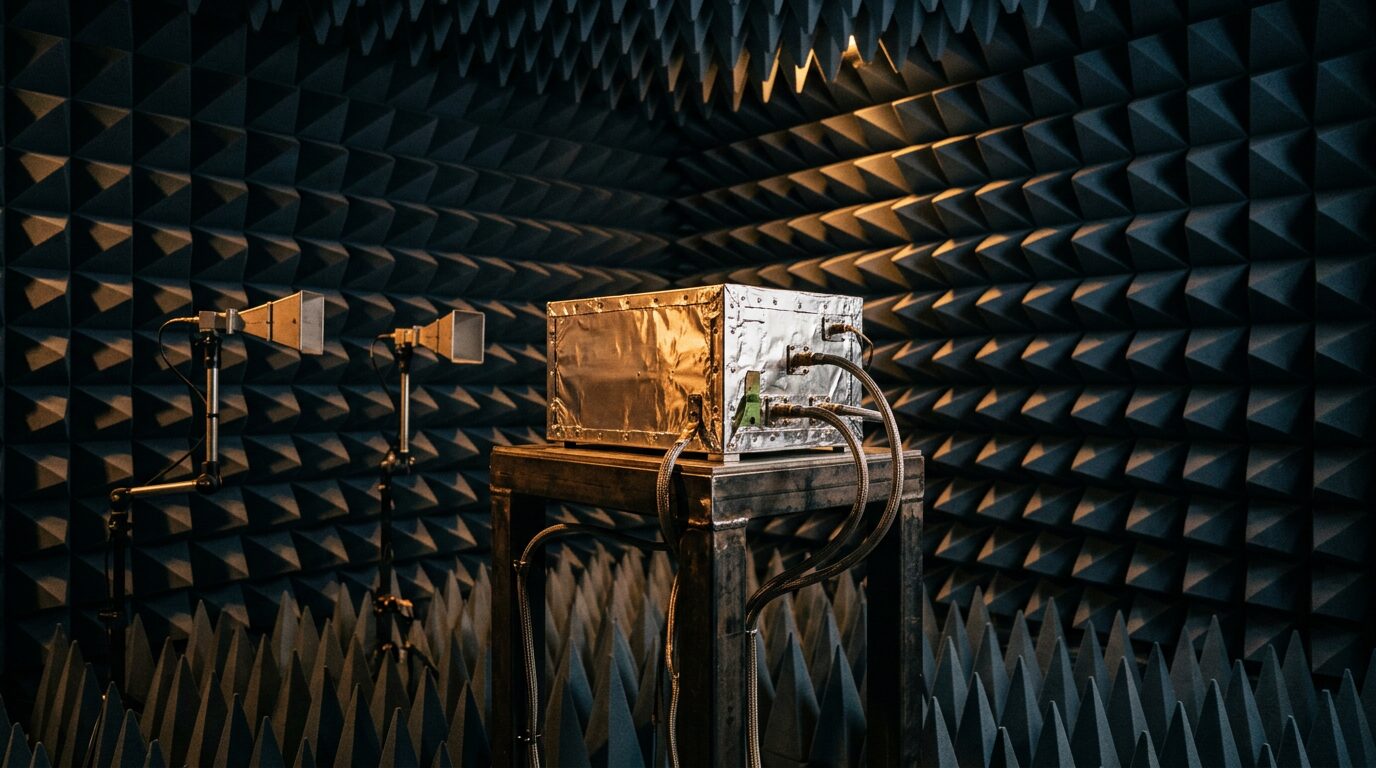 EMI shielding from first principles.